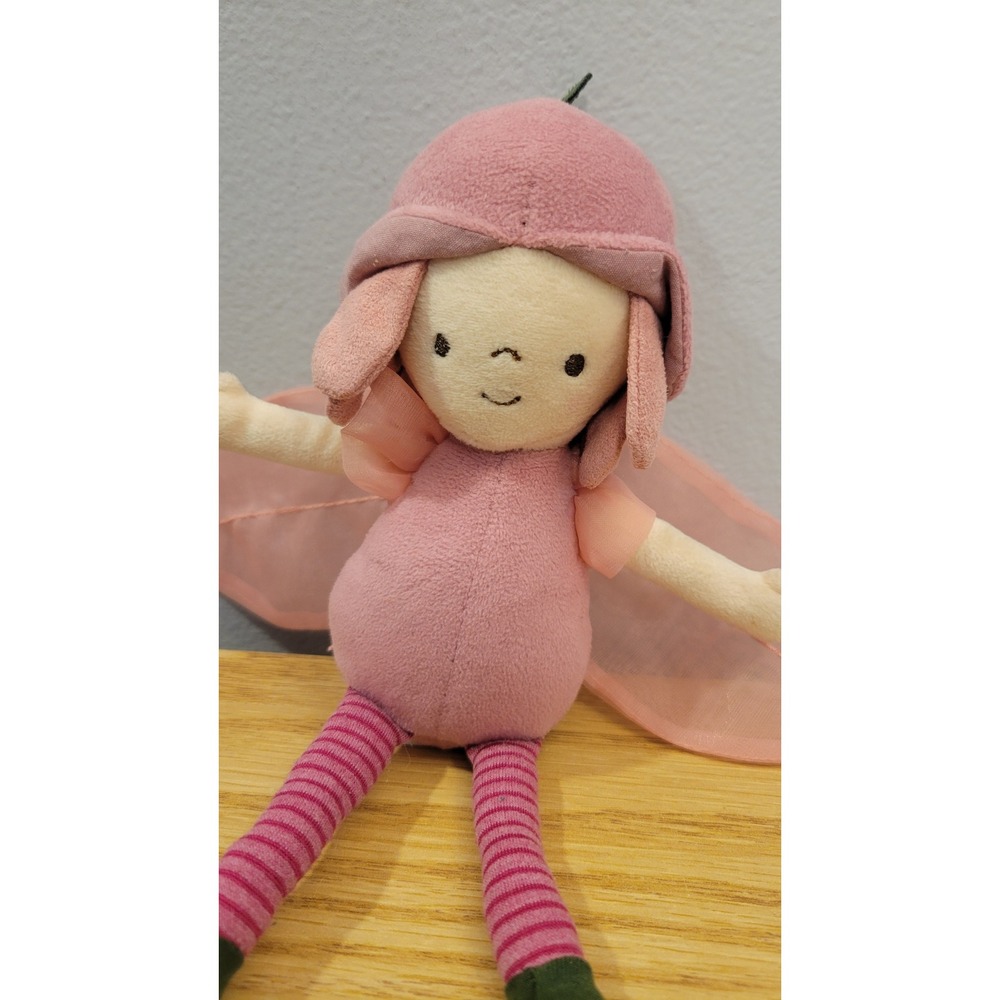 Jellycat Rose Petalkin Flower Fairy Doll Retired 9 inch Pink Plush Toy - Picture 2 of 5